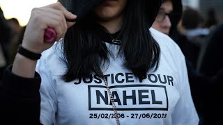 Des centaines de personnes ont manifesté pour Nahel après la libération du policier