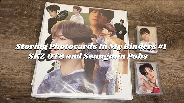 Storing photocards in my binders #1