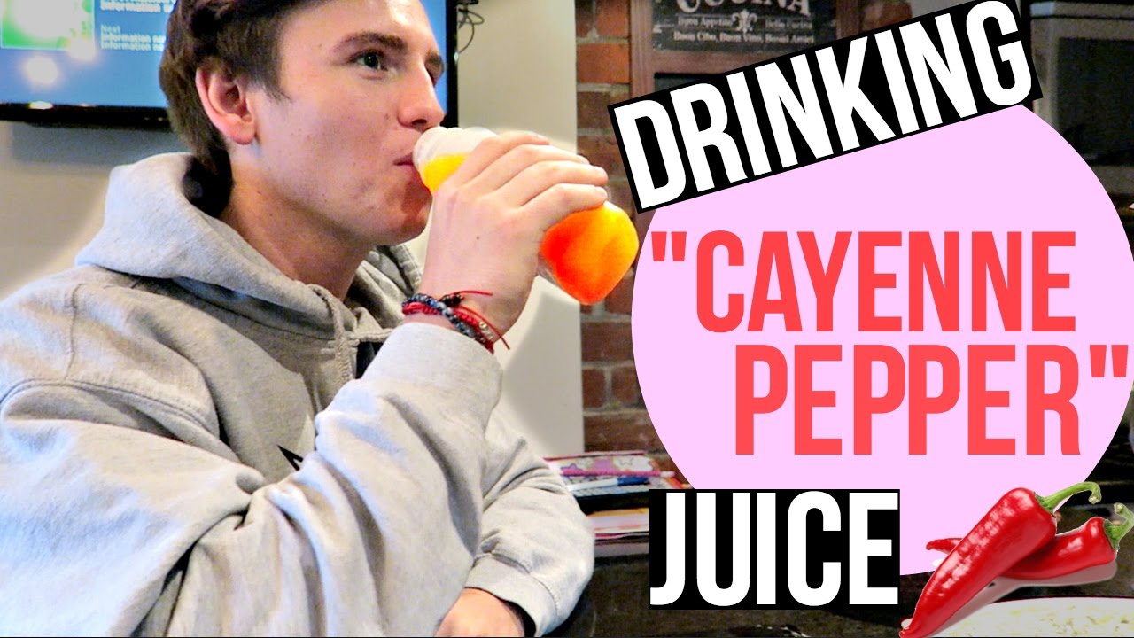 Drinking Cayenne Pepper Juice (Reaction) - YouTube