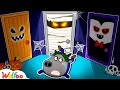 Wolfoo and Not So Spooky Halloween Doors Challenge for kids | Happy Halloween 🤩 Wolfoo Kids Cartoon