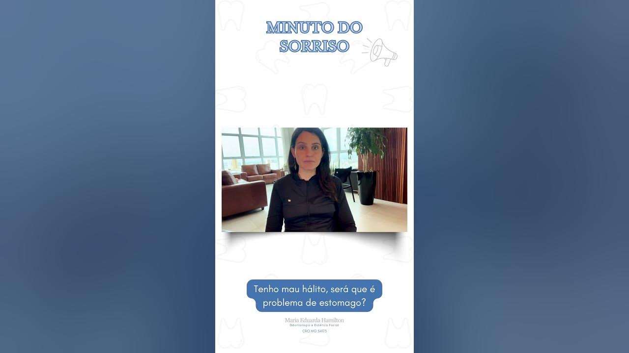 Tenho mau hálito, será que é problema de estômago?