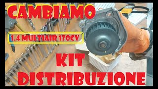 Sostituzione kit distribuzione Alfa Romeo Mito Quadrifoglio Verde 1.4