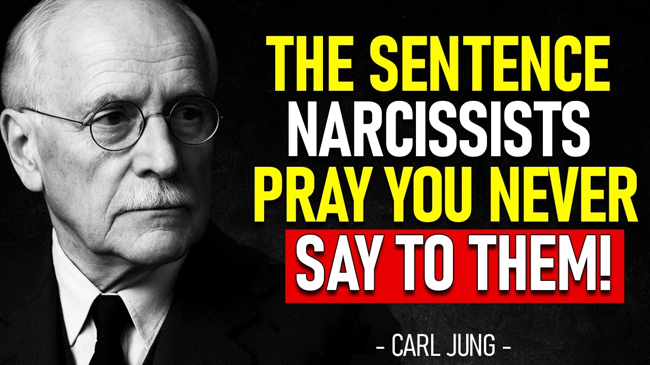 The SENTENCE Narcissists PRAY You NEVER Say to Them | Carl JUNG - YouTube