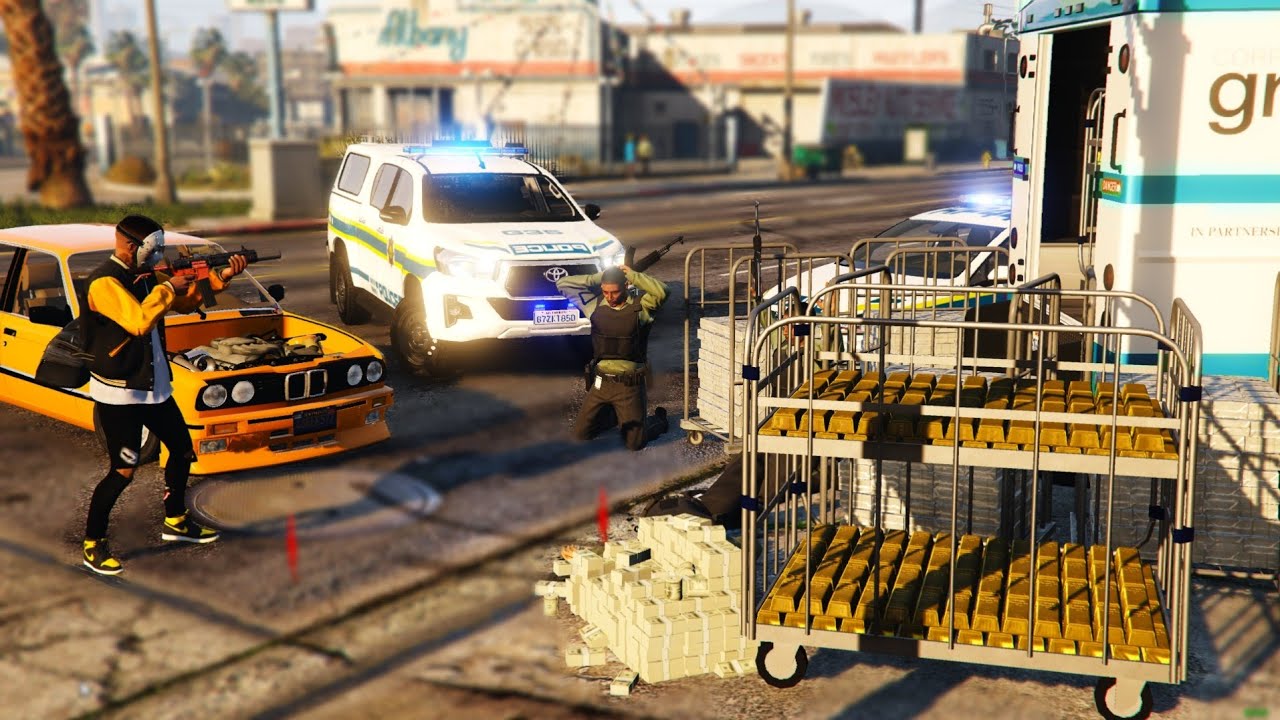 GTA Mzansi, эпизод 9 — Ограбление транзитного терминала пошло не по плану с BMW 325i | The Hustle...