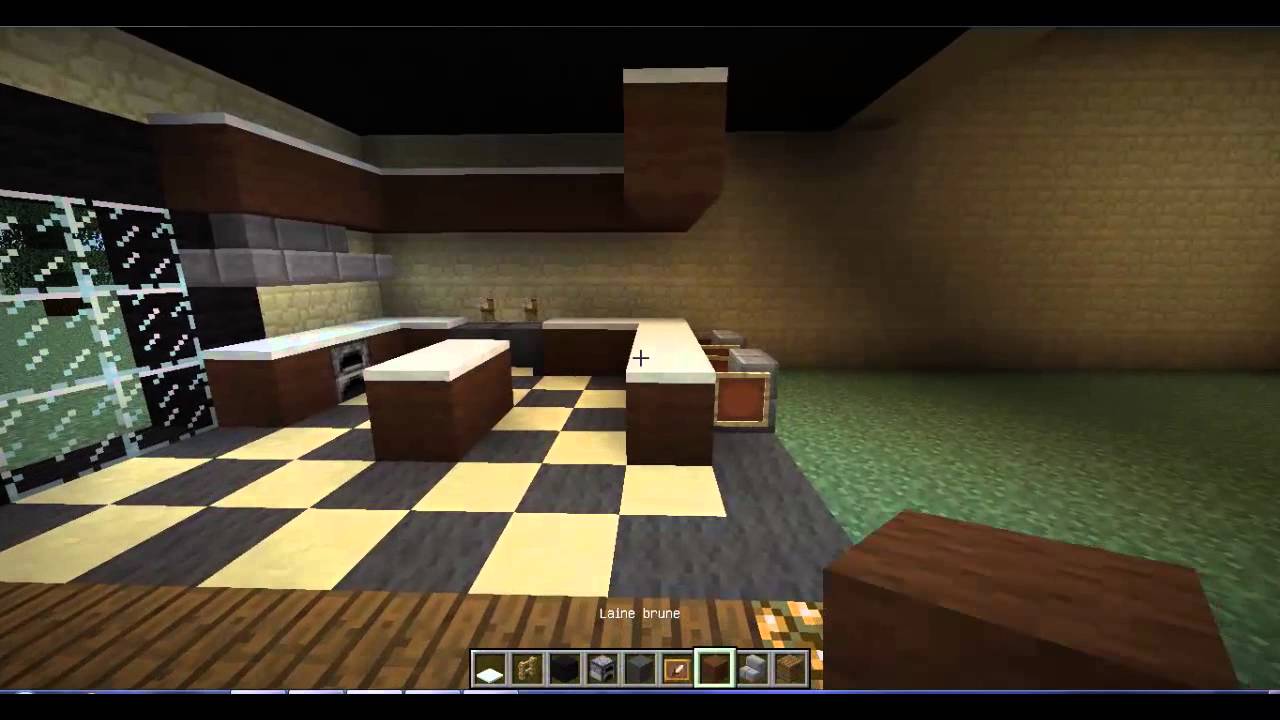 Minecraft idée deco cuisine et salle a manger youtube