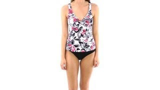 Athena Enchanted Dahlia Halterkini Top | SwimOutlet.com