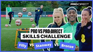 Stanway: 'Filly Is So Annoying' 😂 | Pro vs Pro:Direct ft. Georgia Stanway, Lucy Bronze & Yung Filly
