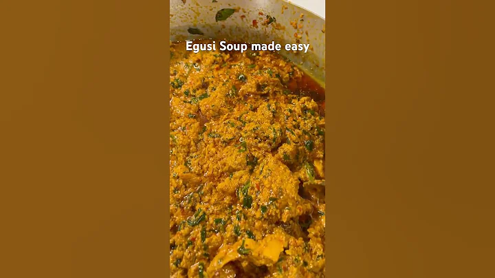 Egusi Soup made easy #egusisoup #subscribe #cooking #foodie #shorts