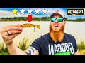 Fishing w/ WORST Rated Lures on Amazon (Surprising Results!!)