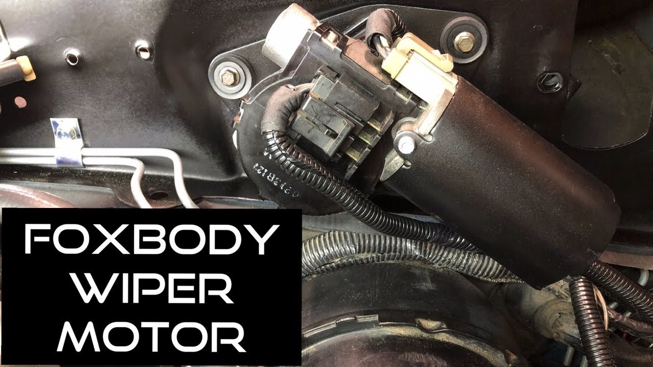 Installing a Foxbody Wiper Motor YouTube