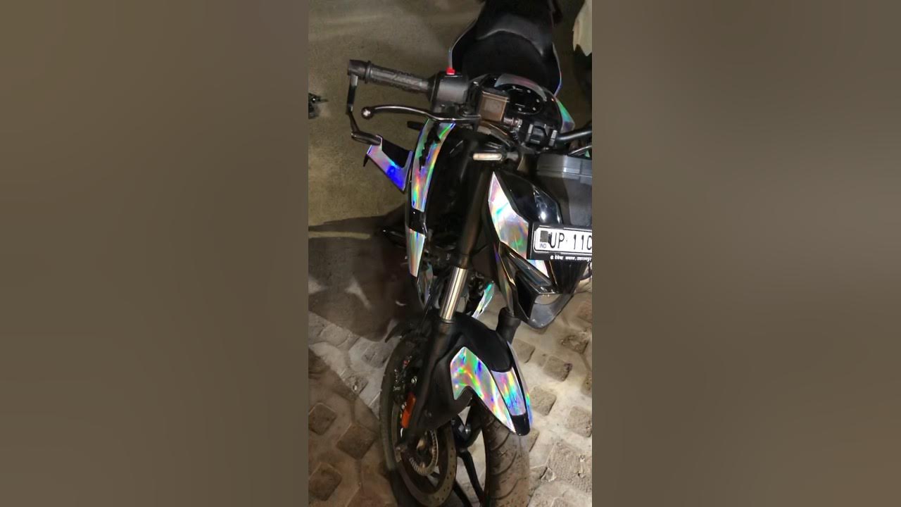 RAINBOW WRAP ⚠️😍 #wrap #wrapping #pulsar #modification #modified #