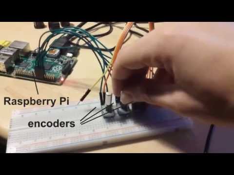 Test rotary encoders & Raspberry Pi: Python to modify a Pure Data patch