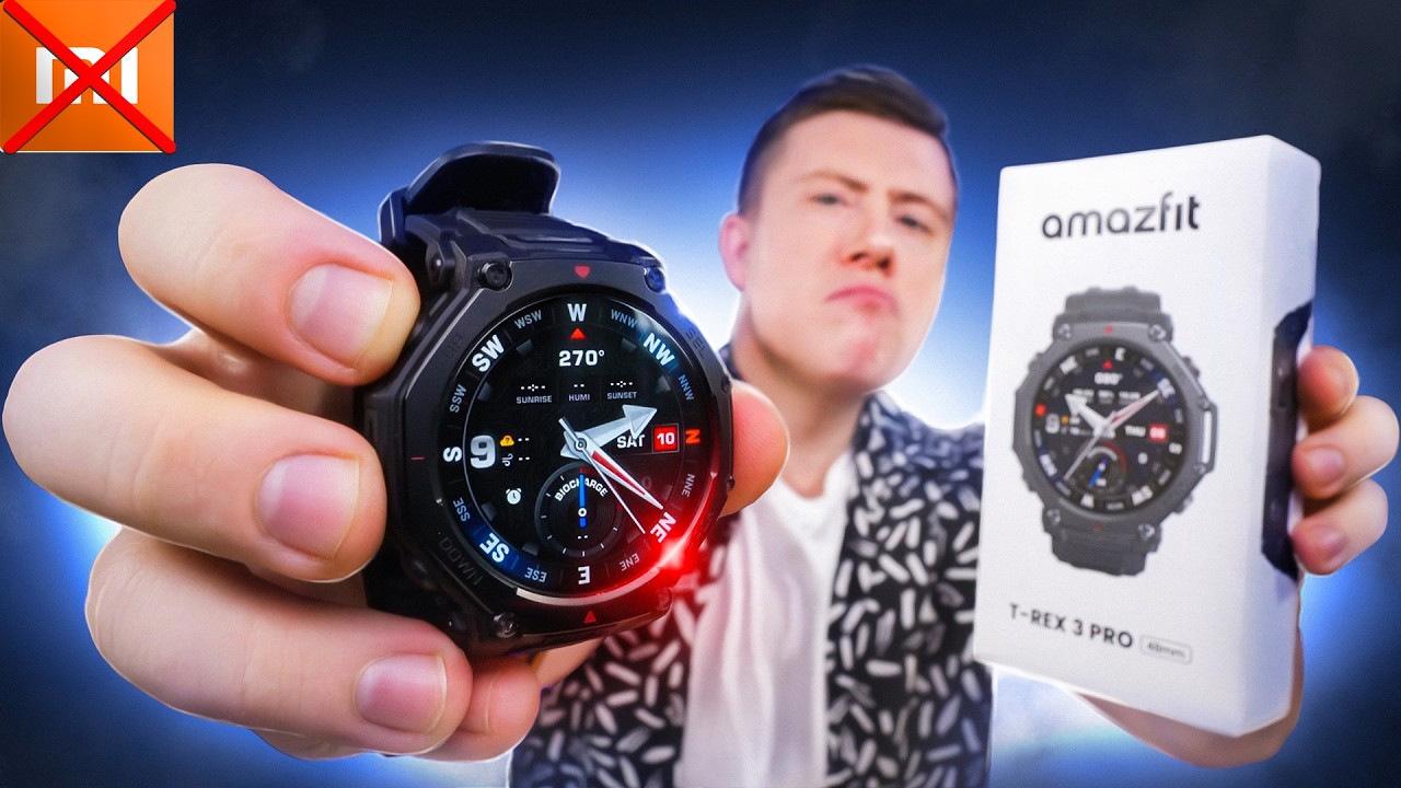 Круче Xiaomi и Huawei? AMAZFIT T-REX 3 PRO 44мм и 48мм – Лучше Смарт Часы в 2026 Году! Честный отзыв