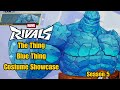 The Thing | Blue Thing Battle Pass Costume Showcase | Marvel Rivals Gameplay Season 5