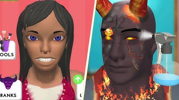 Monster Makeup 3D 👸💄🖌️ All Levels Gameplay Trailer Android, iOS New Game MM3D1GP8