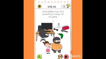 BRAIN TEST 4 #NEWLEVEL 245 #uncle bubba must find something to keep tiki occupied