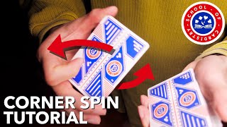 Cardistry for Beginners: Basic - Corner Spin Grip Tutorial