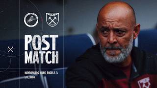 Mavropanos, Nuno, Engels & Solomon | Post-Match Reactions | Milwall 2-2 West Ham