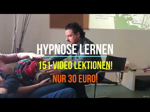 HYPNOSE LERNEN ONLINE - 151 VIDEO LEKTIONEN - NUR 30 EURO!