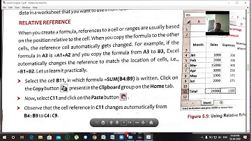 COMPUTER - CLASS VI , CH - 5, (MS.EXCEL , 25 th PART)(BY SANJAY SHARMA)PRACT_7( USING_CELL_REF_RELA)