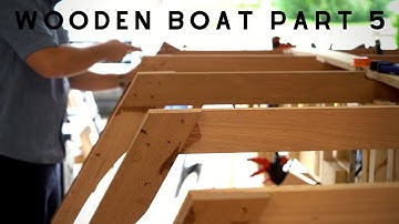 Wooden Boat Build // Part 5: Keelson and Frame Sides