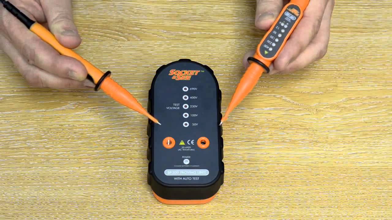 Socket and See SP 200 Professional Proving Unit