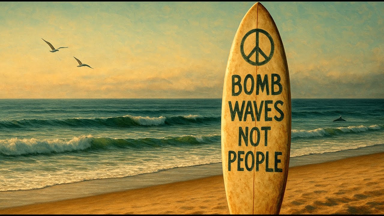 DON’T TREAD ON MY WAVE 🌊 | Libertarian Anti-War Surfer Rock & Roll Anthem