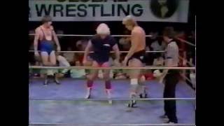Ric Flair vs Barry Windham Amateur Wrestling Exhibition - CWF