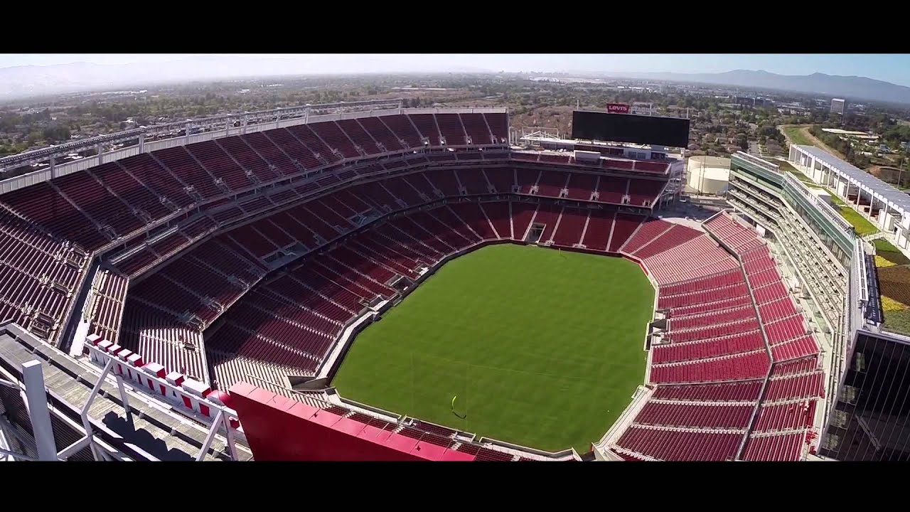 Aerial video of Levi's Stadium - Niners Nation