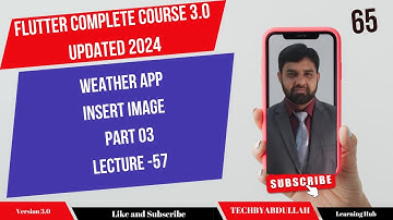 Flutter in Urdu | Weather App Part 3 | Insert image |  @TechByAbdullah79  #flutterinhindi