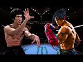 BRUCE LEE VS JIN KAZAMA 😱🔥😰*CRAZY FIGHT* (EA SPORTS UFC 4) UFC KNOCKOUTS | BRUCE LEE FIGHT | UFC