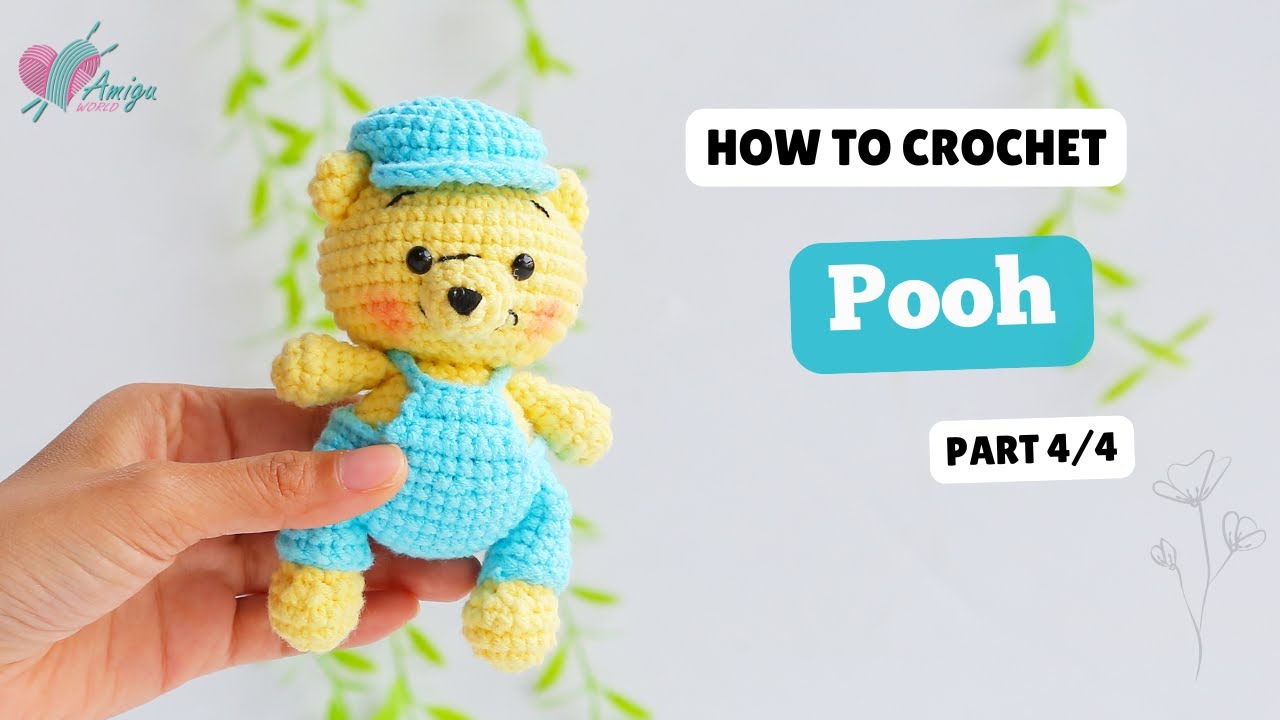 #688 | Crochet Pooh (4/4) | Crochet Characters Amigurumi | Free Pattern | Amiguworld