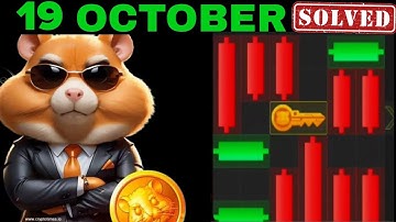 October 19 Hamster Kombat mini game puzzle