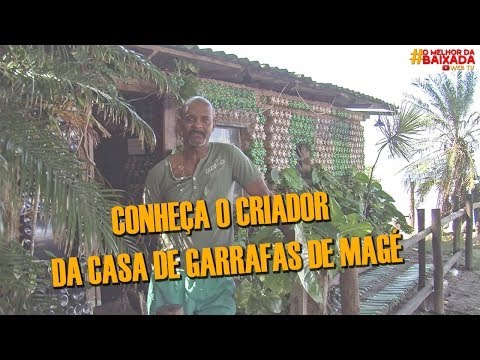 Comerciante cria Casa de Garrafas em Magé