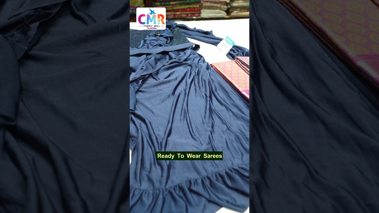 All-Sizes Ready to Wear Sarees | Comfortable Options only at CMR !