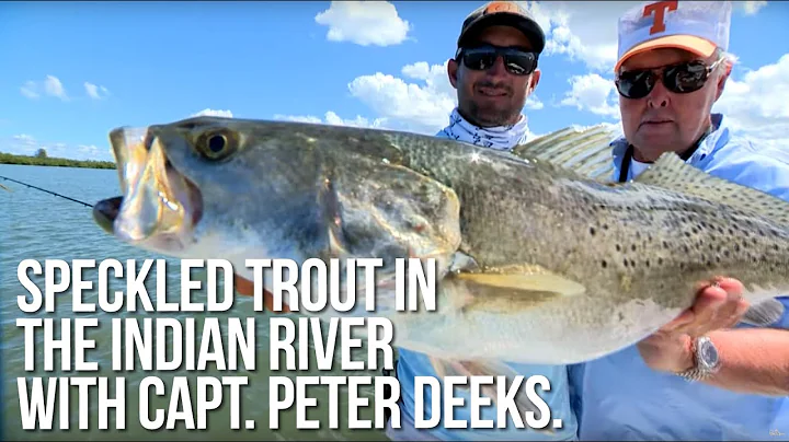 Gator Trout in the Indian River with Capt. Peter D...