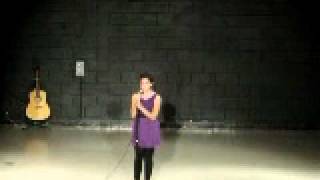 Janell in the Talent show singing TAKE A BOW.WMV