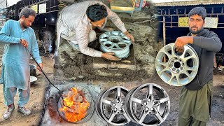 : For the first time, Car Alloy Rims are Manufactured From Aluminum Waste in The Old Fashioned way