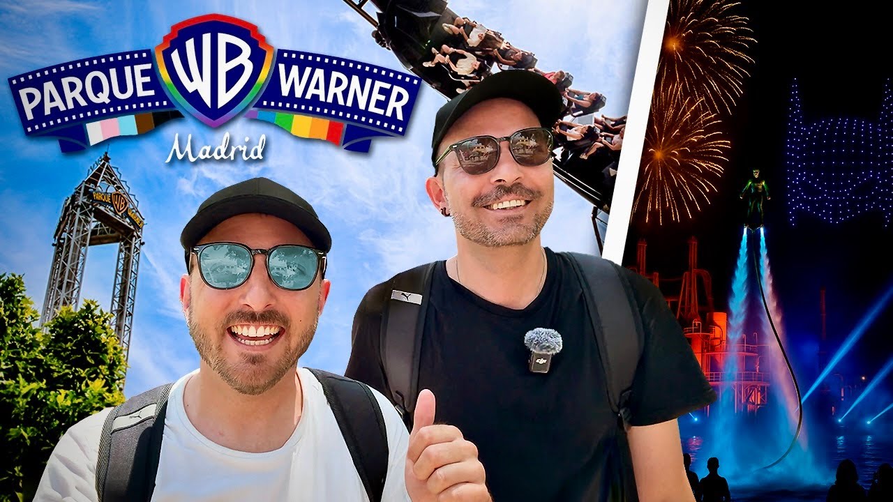 Parque Warner Madrid 2025 + Show de Drones 🚁 | ¿El Mejor Pride? 🎉