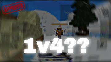 1v4 Clutch Pojav Launcher | Android Player#pojavalauncher#pikanetwork#bedwars#trending#viral