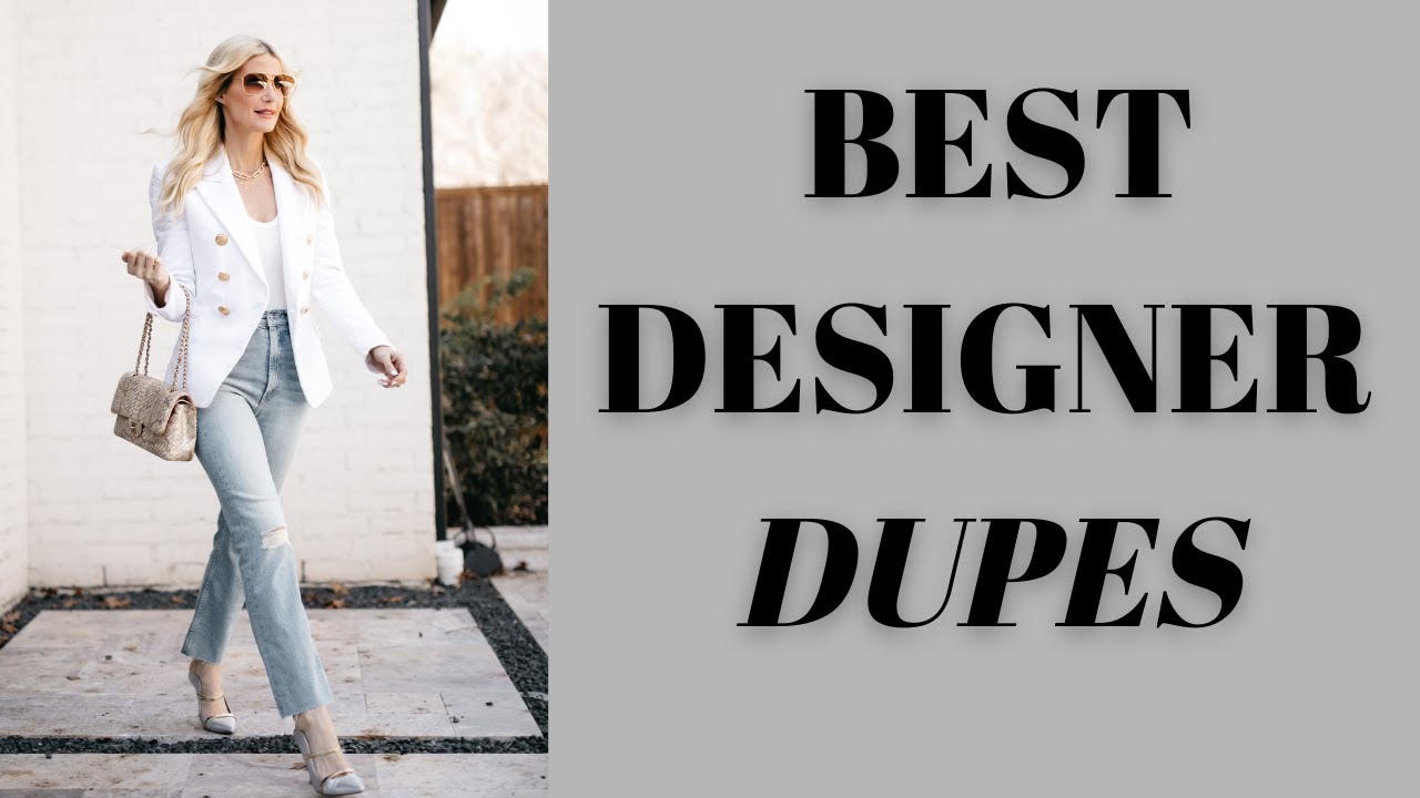 Best Designer Dupes  Fashion Over 40 