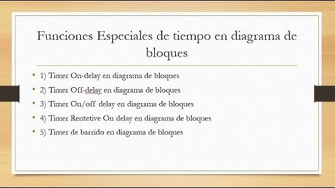 PLC programación con bloques de función FBD: Timers parte 1