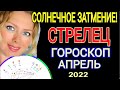 БОЛЬШИЕ ПЕРЕМЕНЫ!СТРЕЛЕЦ ГОРОСКОП НА АПРЕЛЬ 2022 /СОЛНЕЧНОЕ ЗАТМЕНИЕ АПРЕЛЬ 2022/OLGA STELLA