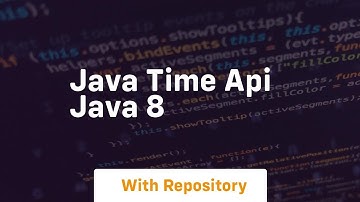 java time api java 8