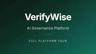 VerifyWise AI Governance introduction