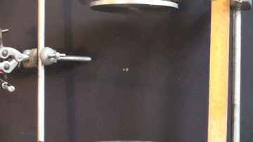 Water droplet at terminal velocity