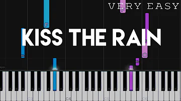 Kiss The Rain - Yiruma | VERY EASY Piano Tutorial