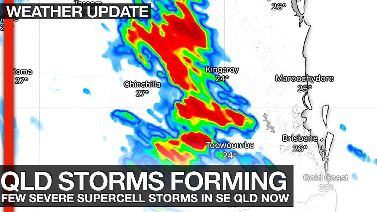 Severe Thunderstorms Forecast Across Queensland and Brisbane with Hail ...