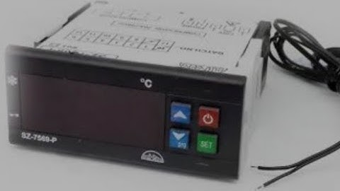 Temperature controller sub-zero parameter setting: SOP manual