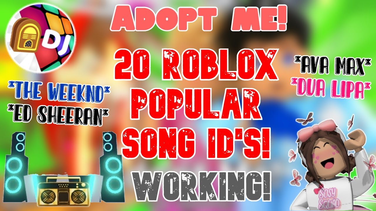 20+ ROBLOX SONG ID'S FOR THE ADOPT ME DJ GAMEPASS! ||APRIL 2021|| Sosy